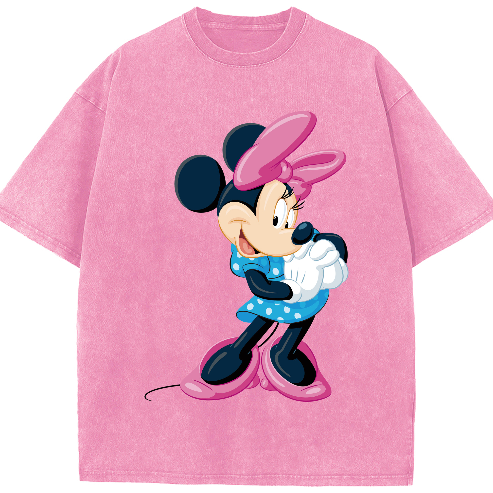 （画像用） ミッキーマウス Mickey Mouse 綿100% ヴィンテージ風 半袖Tシャツ（フロントプリント）